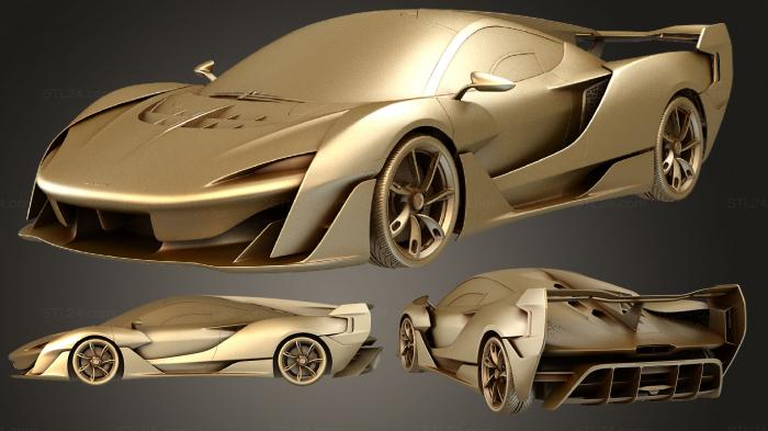 Автомобили и транспорт (McLaren Sabre 2021, CARS_2419) 3D модель для ЧПУ станка